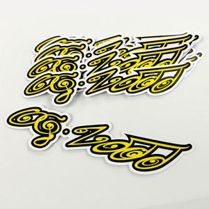 Autocollants en vinyle découpés sur mesure, toutes formes, impression mate ou brillante, plusieurs designs, mignons, imperméables, pour dessins animés - Product Image 5