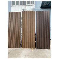 Revêtement mural extérieur en WPC effet bois moderne pour maison, imperméable, ignifuge, résistant aux UV, pour les espaces de divertissement