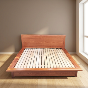 <b>Queen</b> and King-<b>Size</b> Modern Traditional Solid Wood <b>Bed</b> Frame with High Load-Bearing Capacity and Oak Plywood for Home Furniture - Product Image 2