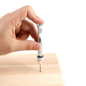 Mini pince à aiguilles manuelle argentée de 9 cm pour accessoires de bijoux en époxy transfrontaliers, pour perçage et agrandissement, outil de perçage manuel - Product Image 1