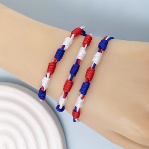 Boho Summer Adjustable Handmade WovenCord Rhinestone SeaTurtle Charm Braided <b>String</b> Bracelet - Product Image 1