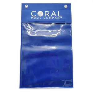 カスタムビニールプラスチック許可証ホルダーA4許可証ドキュメントホルダー防水ジョブドキュメントチケットポーチバッグ