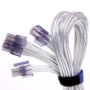 Kits de cables de extensión con funda de <span class=keywords><strong>fuente</strong></span> de alimentación para computadora ATX 24 <span class=keywords><strong>pines</strong></span> <span class=keywords><strong>4</strong></span> + <span class=keywords><strong>4</strong></span> <span class=keywords><strong>pines</strong></span> 6 + 2 <span class=keywords><strong>pines</strong></span> para PC Ca - Product Image 5