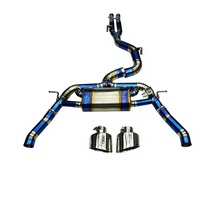 Tuyaux d'échappement Catback en alliage de titane haute performance poli miroir pour Audi RS3 8V avec commande à distance Valvetronic