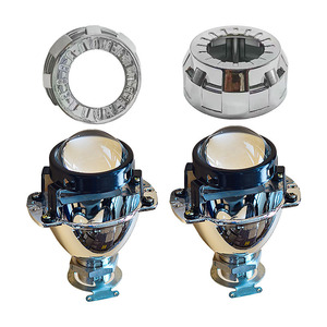 1.8 Inch Car Headlight Lens Kit <b>H4</b> 12V Dual Beam Xenon Retrofit Upgrade Round Housing - Product Image 5