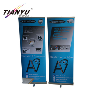 Expositor Redondo Económico TIANYU de 80 cm, Banner Enrollable de 85x200 cm, para Ferias Comerciales - Product Image 1