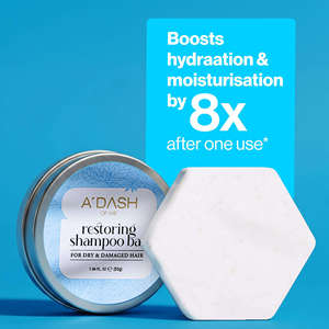 ADASH of Me Restoring Shampoo Bar for Dry Damaged Hair with Argan Ylang Ylang Oil Rice Starch Care - Product Image 3