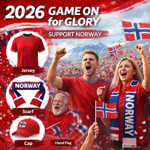 ชุดของที่ระลึกงานฟุตบอลขายดีที่สุด ประกอบด้วยแตรมือโฟม หมวกบักเก็ต ธง และผ้าเชียร์ - Product Image 1