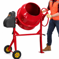 Bétonnière électrique mobile mini 70L 120L 140L 160L 180L 200L 220L 240L 260L 280L