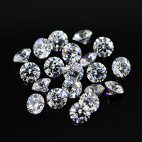 SICGEM meilleur fiançailles blanc Moissanite bijoux 8 coeurs 8 flèches VVS pierre en vrac grande taille en gros