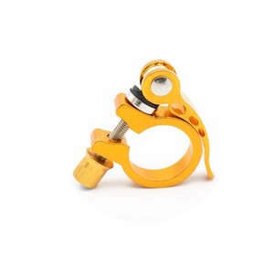 Aluminum Alloy <b>Quick</b> Release Seatpost <b>Clamp</b> 25.4mm 28.6mm 31.8mm 34.9mm For Mountain Bike Lightweight Universal Fit - Product Image 2