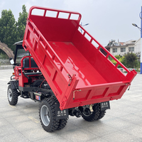 Mini-transporteur agricole diesel 4x4 de 2 tonnes avec benne hydraulique, camion benne agricole, garantie 1 an