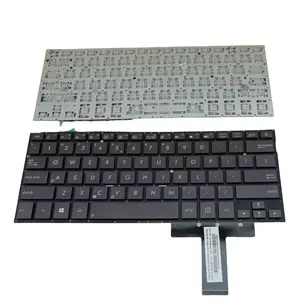 适用于华硕UX31黑色美国键盘通用外置笔记本电脑键盘，带背光或无背光