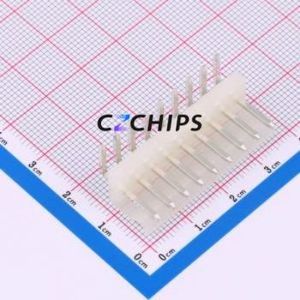 3.96-9AWT Wire-to-Board Pin Header Bent Lead Through Hole,P=3.96mm Connector 1x9P 3.96mm Right Angle Insert 9P - Product Image 1