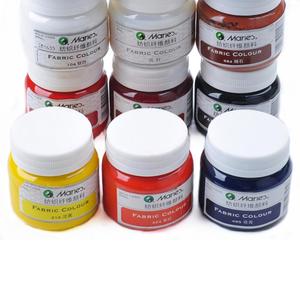 Pigment textile en flacon individuel de 50 ml, peinture imperméable à l'eau pour peinture à la main, bricolage - Product Image 3