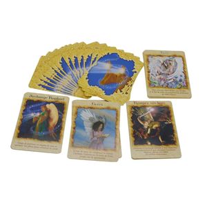 Golden Edge Tarot <b>Card</b> Deck Fantasy Spiritual Full Color Printing Glossy Finish Rounded Corners Eco-Friendly Customized Gift Box - Product Image 1