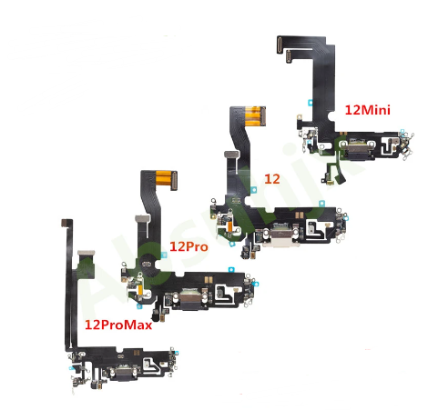 Dock Connector USB Charger Port Connector Dock Charging Flex Cable for iPhone 12 12 Pro 12 Pro Max 13 13 Pro Max 14  SE 2020