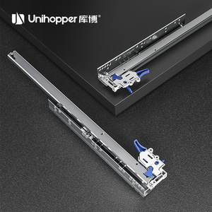 รางลิ้นชัก Unihopper ขนาด 36 นิ้ว แบบสามตอน ซ่อนราง พร้อมระบบปิดแบบนุ่มนวล สำหรับลิ้นชักเฟอร์นิเจอร์ - Product Image 1