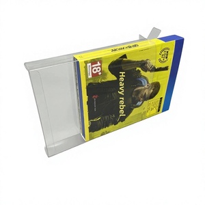 Caja Transparente para PS4 para el Juego <span class=keywords><strong>Cyberpunk</strong></span> <span class=keywords><strong>2077</strong></span>, Caja de Exhibición para Tarjetas de Juego, Caja de Almacenamiento, Caja Protectora de PET - Product Image 1
