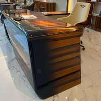 Meubles commerciaux Table de bureau moderne haut de gamme CEO BOSS de luxe design Directeur Manger Bureau de direction