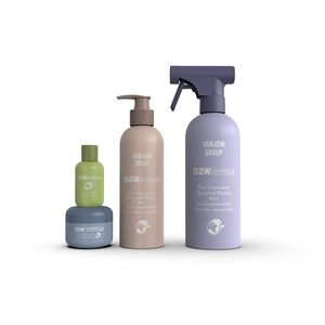 Flacon de pulvérisateur à pompe en plastique de 300ml pour huile essentielle de lotion pour le corps 500ml 750ml Grand flacon à presser en plastique Cosmo - Product Image 5