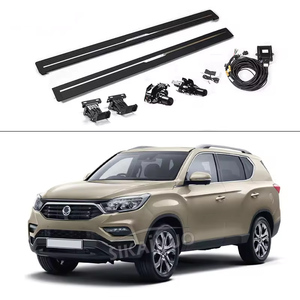 Reposapiés eléctrico automático de paso lateral, barra NERF exterior de potencia, reposapiés desplegable, powersteps plegables para Ssangyong Rexton G4 - Product Image 1
