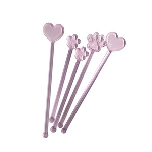 Swizzle Sticks Agitatori Bere Riutilizzabile di Vetro/Caffè Cocktail Bar Accessori Sacchetto Del Opp di Vetro Stir Bar/Bastone di Colore Su Misura - Product Image 3