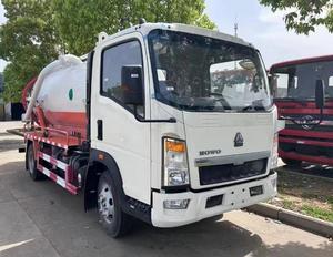 รถ<span class=keywords><strong>ดูด</strong></span>สิ่<span class=keywords><strong>ง</strong></span>ปฏิกูล HOWO ยี่ห้อ Sinotruk ราคาโร<span class=keywords><strong>ง</strong></span><span class=keywords><strong>ง</strong></span>าน ขนาด 5CBM 10CBM 20CBM รุ่น HOWO 4X2 6X4 - Product Image 2