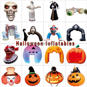 Ballons gonflables de boules oculaires d'éclairage de LED RVB de la publicité personnalisée 1m Dia, sphères gonflables d'hélium pour le défilé d'événement - Product Image 5