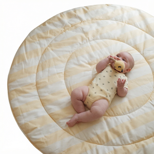 Tapis de jeu matelassé antidérapant personnalisé, 100% coton, rembourrage 300GSM, OEM ODM, impression de logo personnalisée, usage domestique - Product Image 1