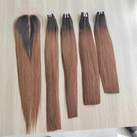 Lots de mèches de cheveux raides indiens malaisiens 32 34 36 38, 100% cheveux humains vierges brésiliens 10A longs de 40 pouces péruviens