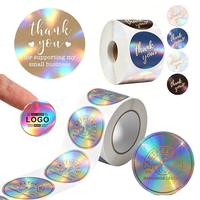 Autocollant holographique personnalisé en vinyle PVC imperméable avec impression de logo sur mesure, écologique et lumineux, découpé sur mesure