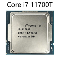 Processeur Intel Core i7-11700T 11e génération, CPU d'origine reconditionné Grade A testé 1,4 GHz LGA1200 pour ordinateur de bureau