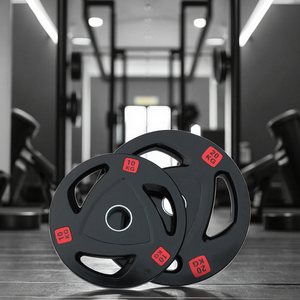 अनुकूलन योग्य लोगो त्रिकोणीय पकड़ वजन प्लेट रबर बम्पर कास्ट आयरन जिम उपकरण प्रभावी प्रशिक्षण के लिए - Product Image 6