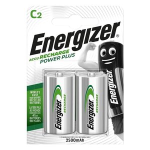 Batterie rechargeable pour lampe torche C 2500mAh POWER PLUS (2 pièces) - Product Image 1