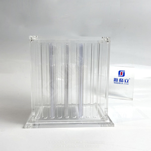 Caja de almacenamiento de tarjetas con 20 ranuras acrílicas transparentes personalizadas, protectores de tarjetas Pokemoned solo para exhibición - Product Image 5