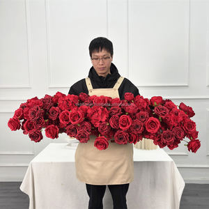 DKB Décoration Florale Artificielle pour Mariage, Noël, Remise de Diplôme, Chemin de Table et Décoration de Fond pour Mariage - Product Image 1