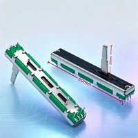 Potentiomètre linéaire 6 broches 10KBx2 DCV1024, fader de volume, pièces de rechange compatibles avec les contrôleurs DJ Pioneer DDJ-400 et DDJ-SB2