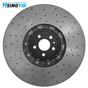 Disque de frein en céramique carbone avant Hsingyik pour <span class=keywords><strong>Audi</strong></span> A6 C8 A7 <span class=keywords><strong>RS6</strong></span> RS7 4K0615301S 420X40MM - Product Image 4