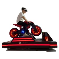 Máquina de juego que funciona con monedas, simulador de motocicleta VR, realidad virtual, simulador de coche de carreras