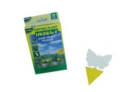 Pièges collants jaunes en forme de fleur double face pour attraper les insectes volants, adaptés aux jardins et aux plantes en pot