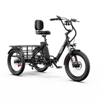 Bicicleta Eléctrica Plegable Onesport OT30 Pro Nueva y Mejorada con Motor de Cubo Trasero de 500w y 60 Nm, Freno de Disco, Batería de Litio, Asistencia al Pedaleo y Cuadro de Aleación de Aluminio