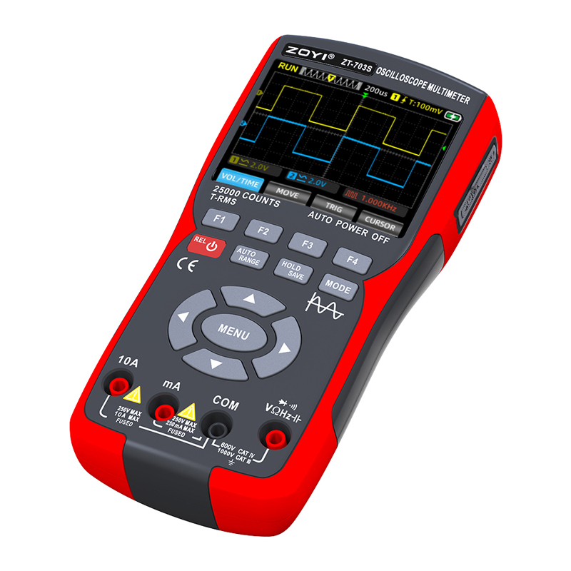 ZT-703S 3 In 1 Digital Oscilloscope With 50MHz Bandwidth, Dual