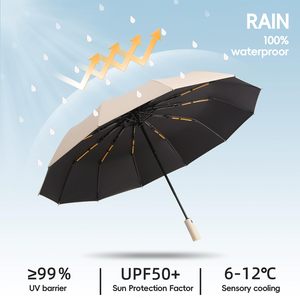Paraguas Plegable de Vinilo con Protección UV contra Lluvia y Sol, Diseño Moderno para Viajes, con Logotipo, Venta al Por Mayor - Product Image 4