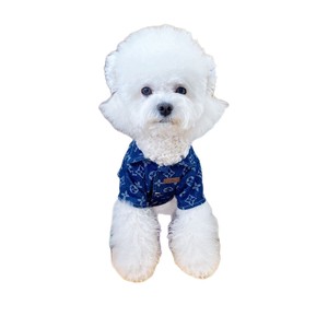 Chemise en jean à manches courtes pour chiens et chats, légère, pour le printemps et l'été, pour petites et moyennes races, Teddy Bichon Yorkshire Terrier - Product Image 5