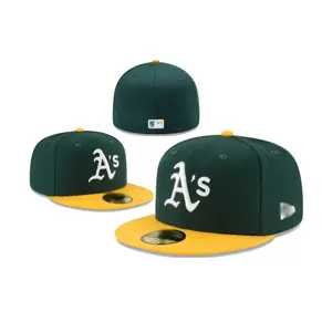 In Stock 3D ricamo Patch laterale con cappuccio di alta qualità Gorras a tesa piatta cappellini da Baseball americani