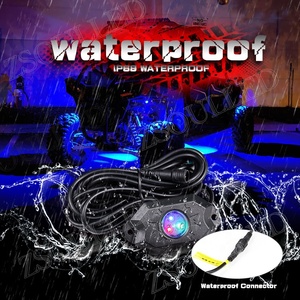 4/6/8/12 vỏ RGB LED Rock đèn từ xa và ứng dụng điều khiển dưới Xe LED Rock Bộ dụng cụ ánh sáng - Product Image 5