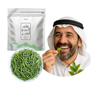 Clqq grosir Clqq kualitas tinggi teh hijau Cina penjualan laris teh pelangsing daun longgar dalam tas ritel usia baru - Product Image 1