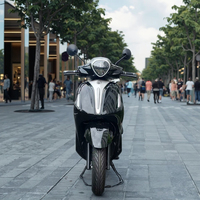 Zhejiang Peerless Sportbikes Mme nouveau 5000W 2000W noir cyclomoteur électrique 72V Lithium CEE certificat approuvé 60 km/h Scooter