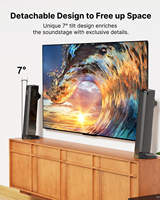  Barra de Sonido 2 en 1 con Dolby Atmos 4.1 Canales, Bluetooth 5.3 para TV con Subwoofer, 280W, 3 Modos de Ecualización, Cine en Casa